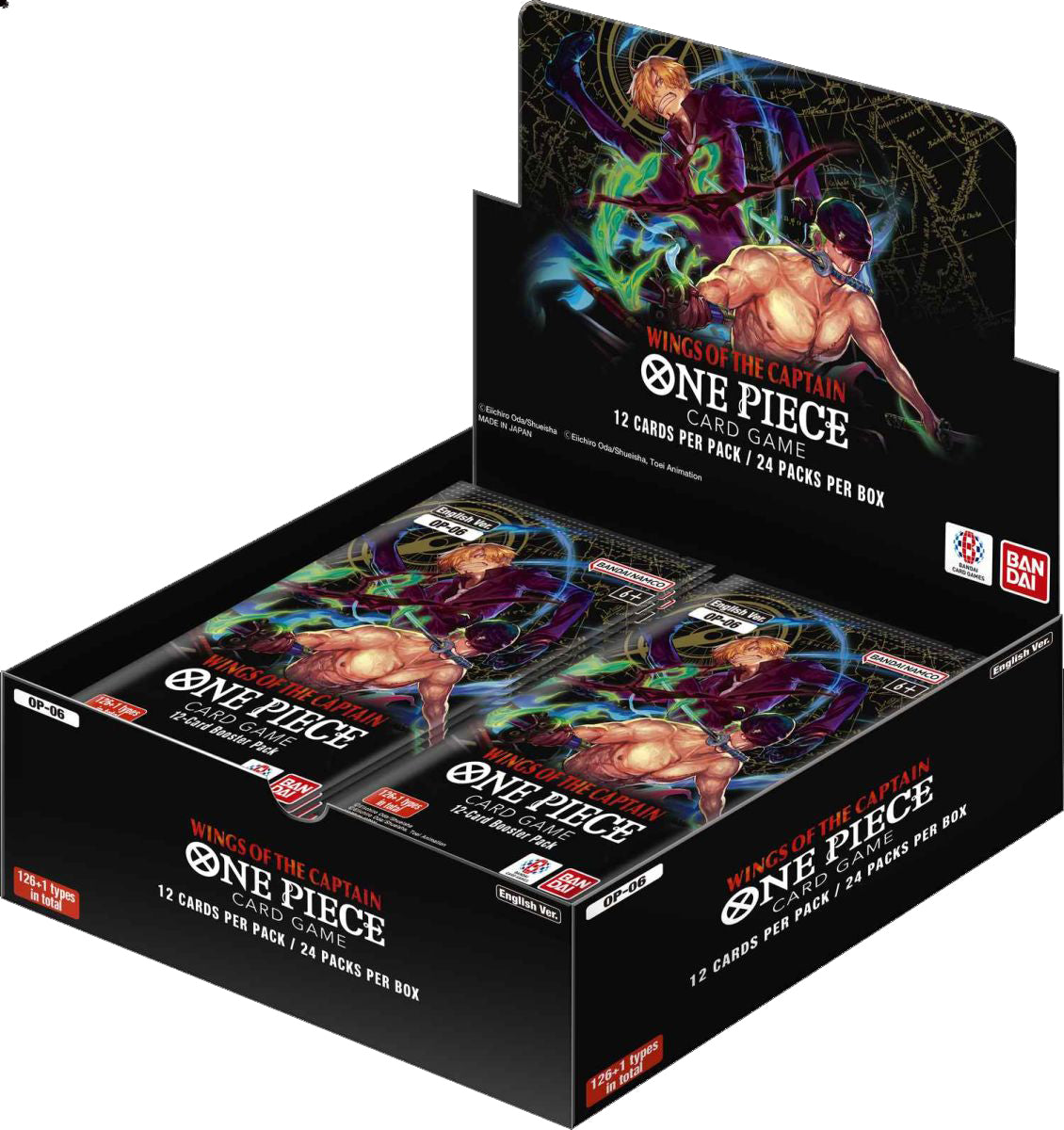 ONE PIECE CARD GAME - WINGS OF THE CAPTAIN BOOSTER BOX OP06 | Viridian Forest