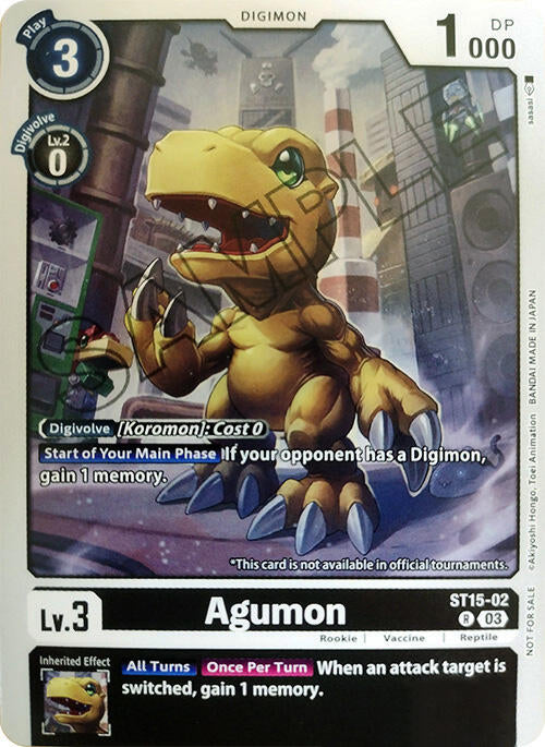 Agumon [ST15-02] (Demo Deck Exclusive) [Starter Deck: Dragon of Courage] | Viridian Forest