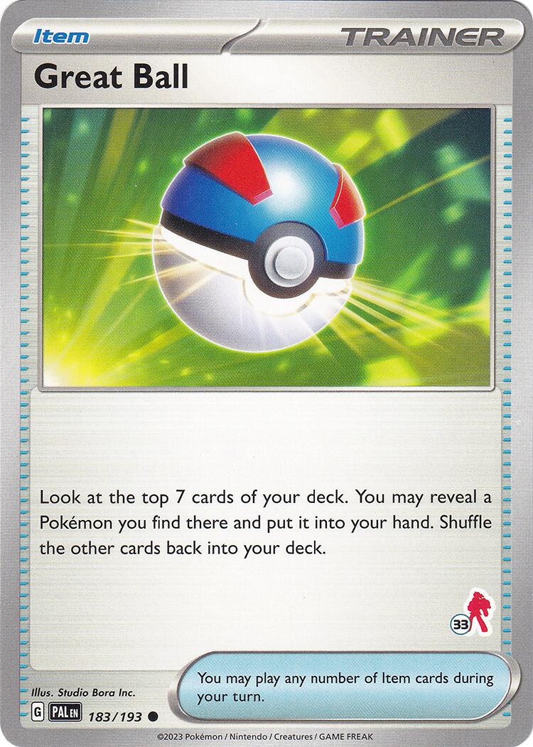 Great Ball (183/193) (Armarouge Stamp #33) [Battle Academy 2024] | Viridian Forest