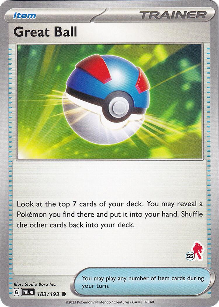 Great Ball (183/193) (Armarouge Stamp #55) [Battle Academy 2024] | Viridian Forest