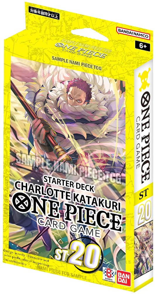 One Piece Card Game: Starter Deck - Yellow Charlotte Katakuri (ST-20) - PREORDER OCT