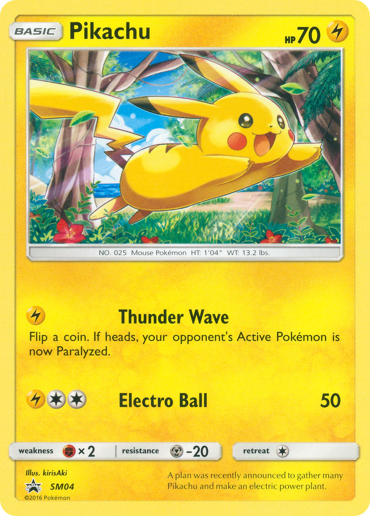 Pikachu (Target Non Holo) [SM Black Star Promos] | Viridian Forest