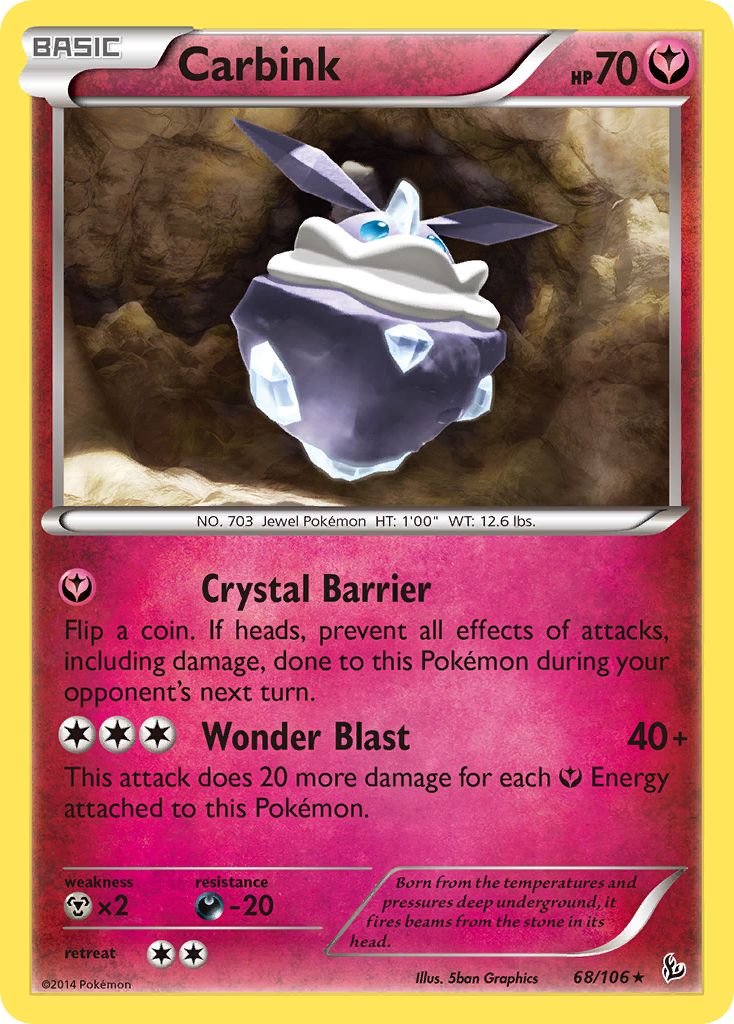 Carbink (68/106) (Theme Deck exclusive) [XY: Flashfire] | Viridian Forest