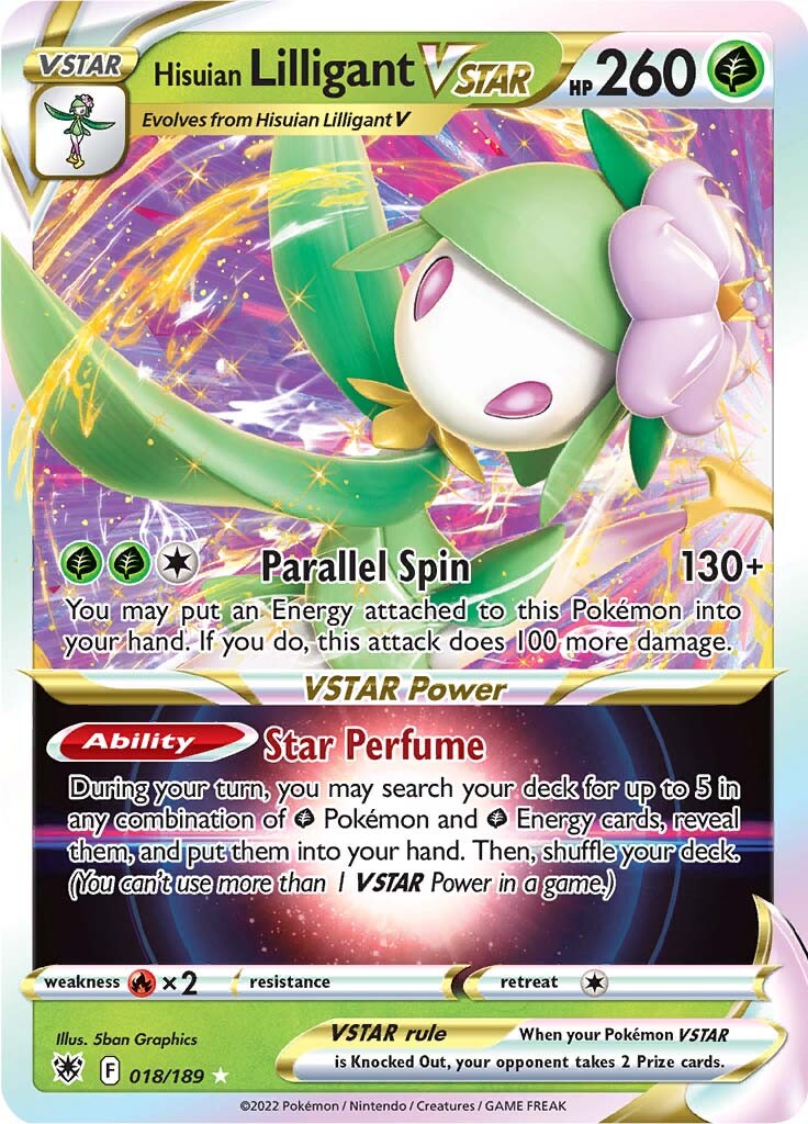 Hisuian Lilligant Vmax - 018/189 - Astral Radiance - Ultra Rare | Viridian Forest