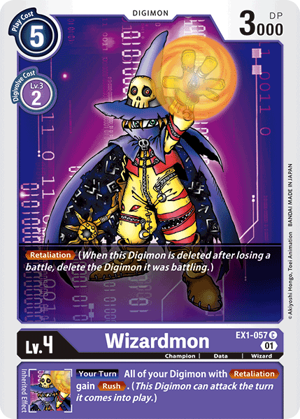 Wizardmon - EX1-057 C - EX01 Classic Collection | Viridian Forest
