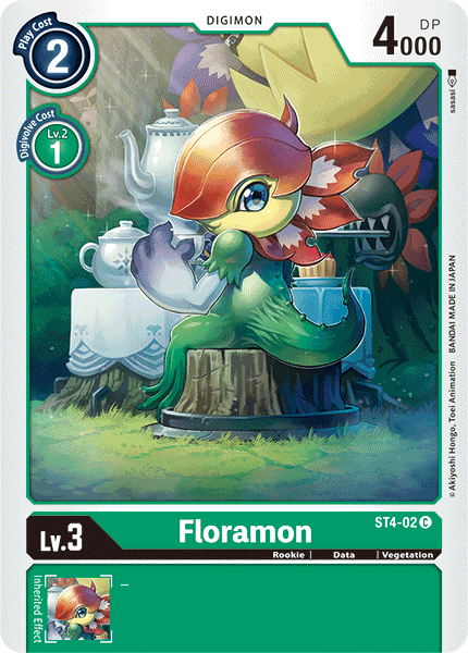 Floramon - ST4-02 C - Starter Deck 04: Giga Green | Viridian Forest