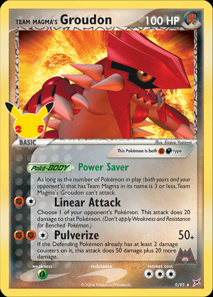 Team Magmas Groudon -  9/95 - Celebrations Classic Collection - Promo | Viridian Forest