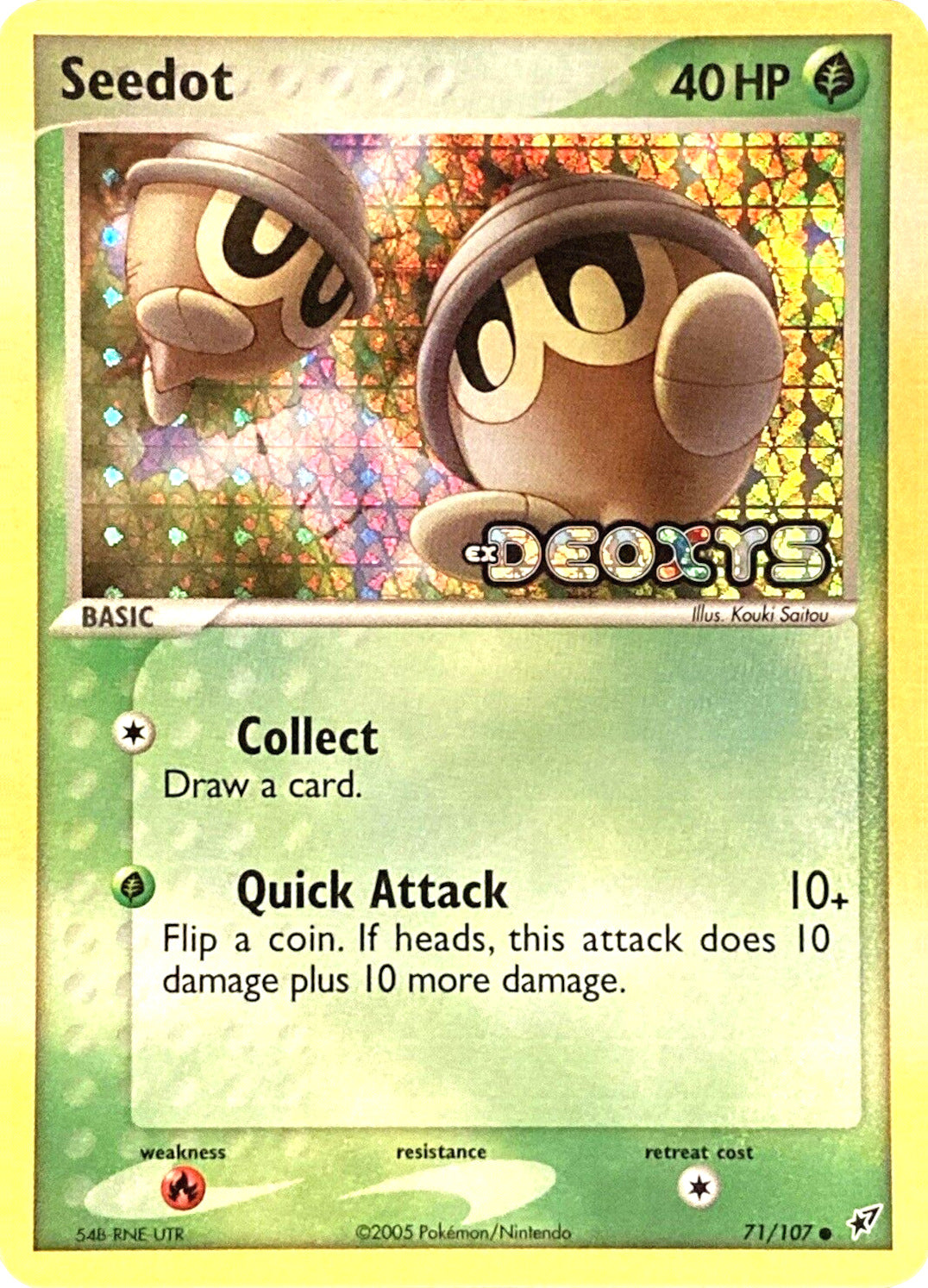 Seedot (71/107) (Stamped) [EX: Deoxys] | Viridian Forest