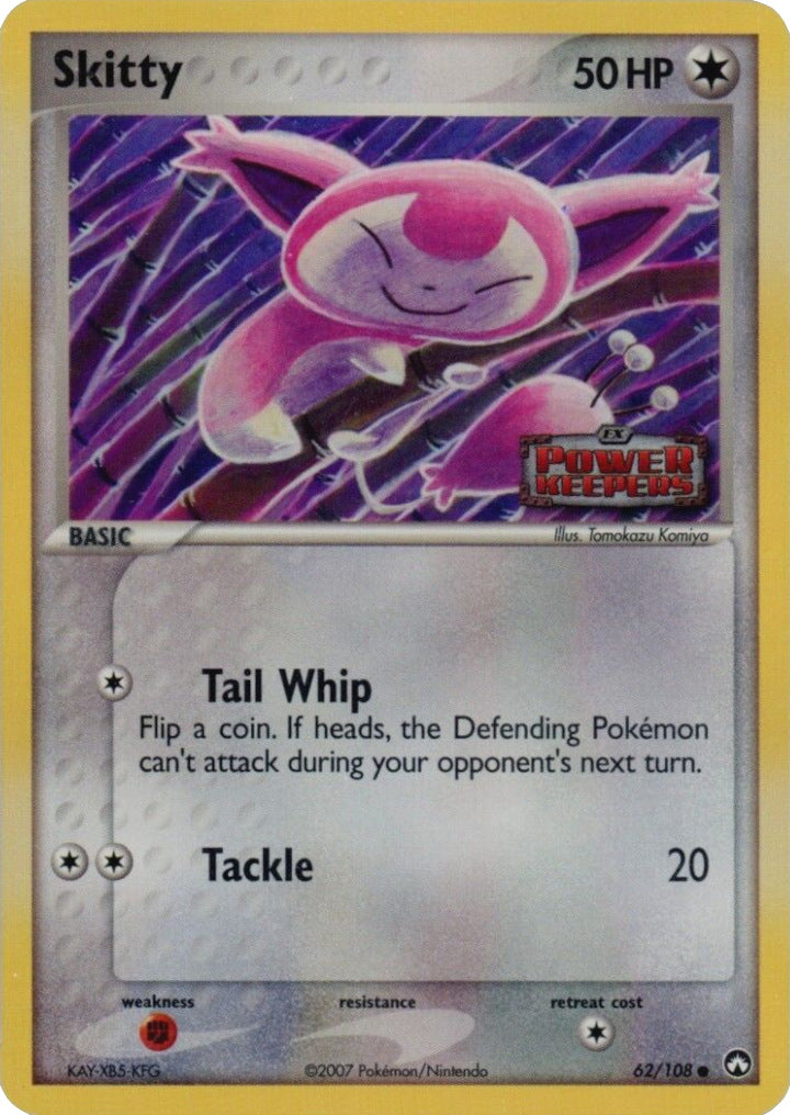 Skitty (62/108) (Stamped) [EX: Power Keepers] | Viridian Forest