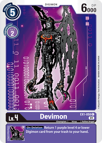 Devimon - EX1-058 C - EX01 Classic Collection | Viridian Forest