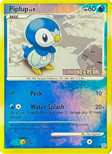 Piplup (93/130) (Diamond and Pearl) [Burger King Promos: 2008 Collection] | Viridian Forest
