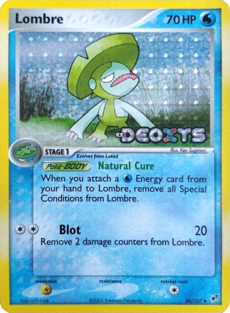 Lombre (34/107) (Stamped) [EX: Deoxys] | Viridian Forest