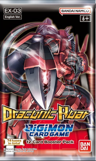 DIGIMON CARD GAME - EX03 DRACONIC ROAR - BOOSTER PACK | Viridian Forest