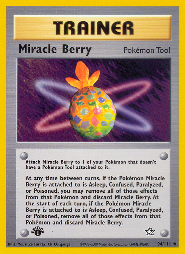Miracle Berry (94/111) [Neo Genesis 1st Edition] | Viridian Forest