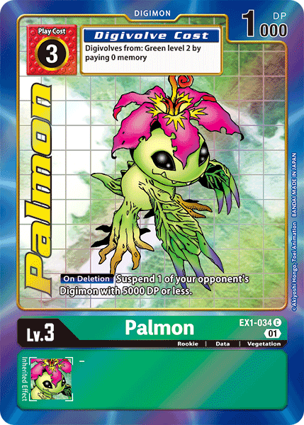 Palmon (Alternate Art) - EX1-034 C - EX01 Classic Collection | Viridian Forest