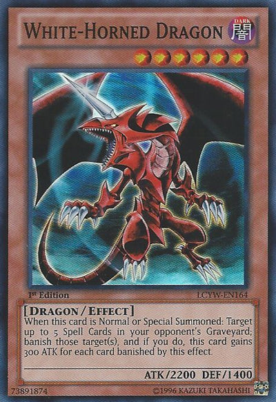 White-Horned Dragon (Redemption Replacement) [MDP2-EN006K] Rare | Viridian Forest