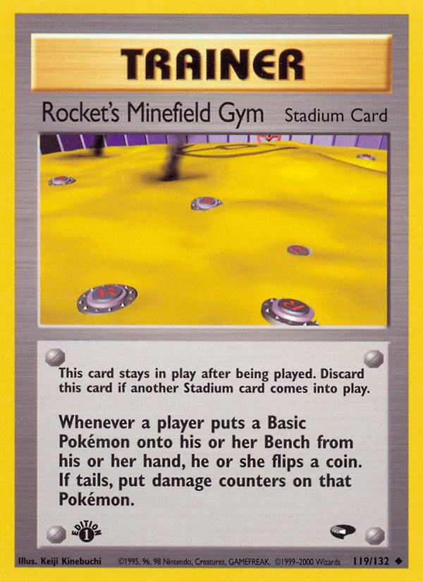 Rocket's Minefield Gym (119/132) [Gym Challenge 1st Edition] | Viridian Forest