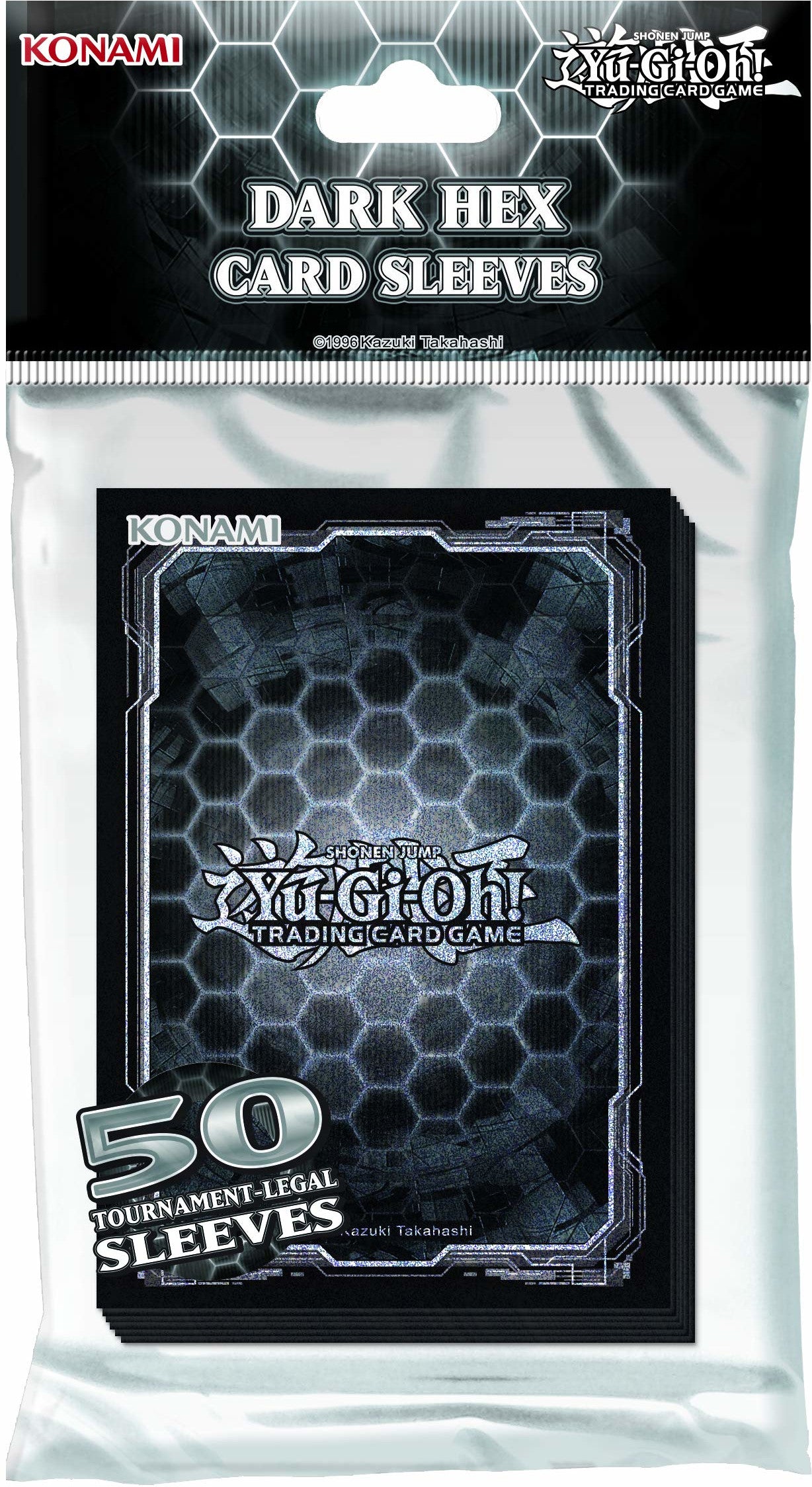 YU-GI-OH! - Card Sleeves 50-Pack (Dark Hex) | Viridian Forest