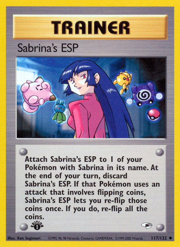 Sabrina's ESP (117/132) [Gym Heroes 1st Edition] | Viridian Forest
