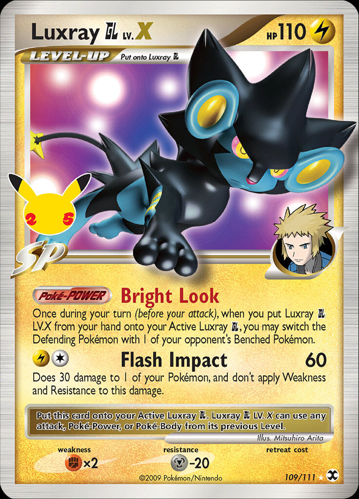 Luxray GL LV.X - 109/111 - Celebrations Classic Collection - Promo | Viridian Forest