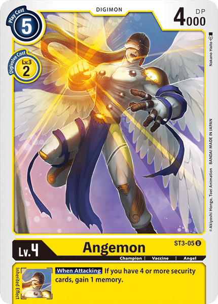 Angemon - ST3-05 U - Starter Deck 03: Heaven's Yellow | Viridian Forest