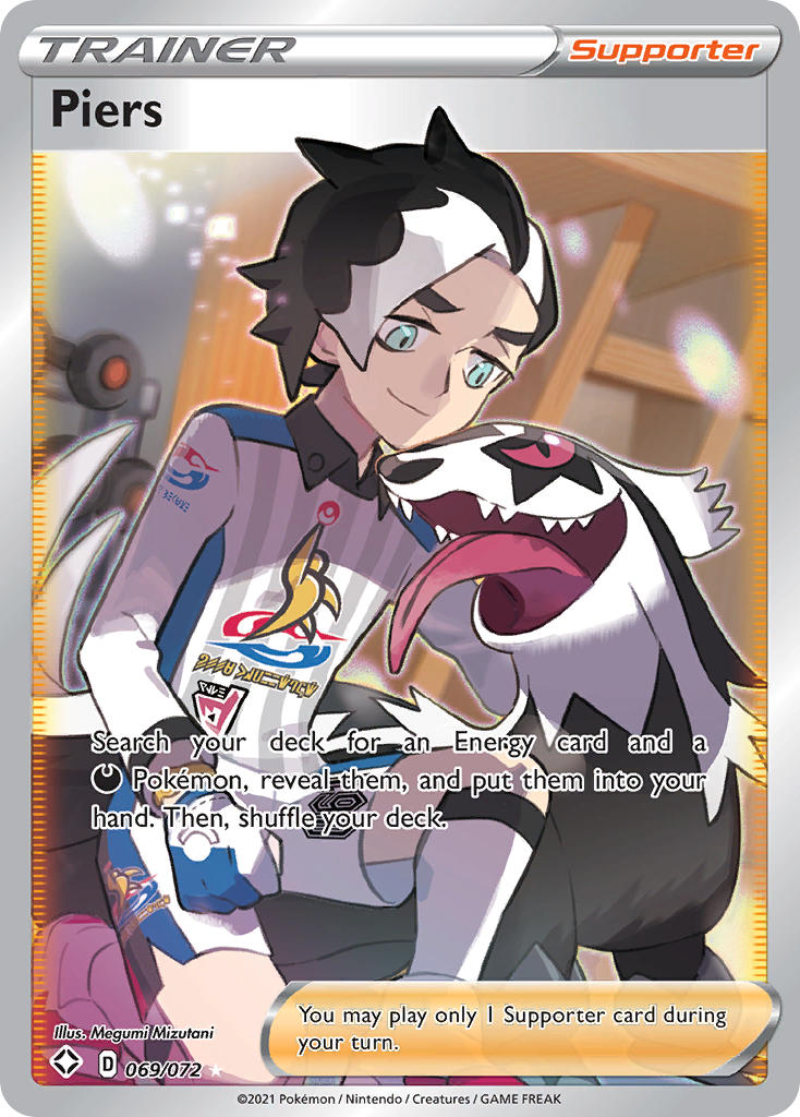 Piers - 069/072 - Shining Fates - Full Art | Viridian Forest