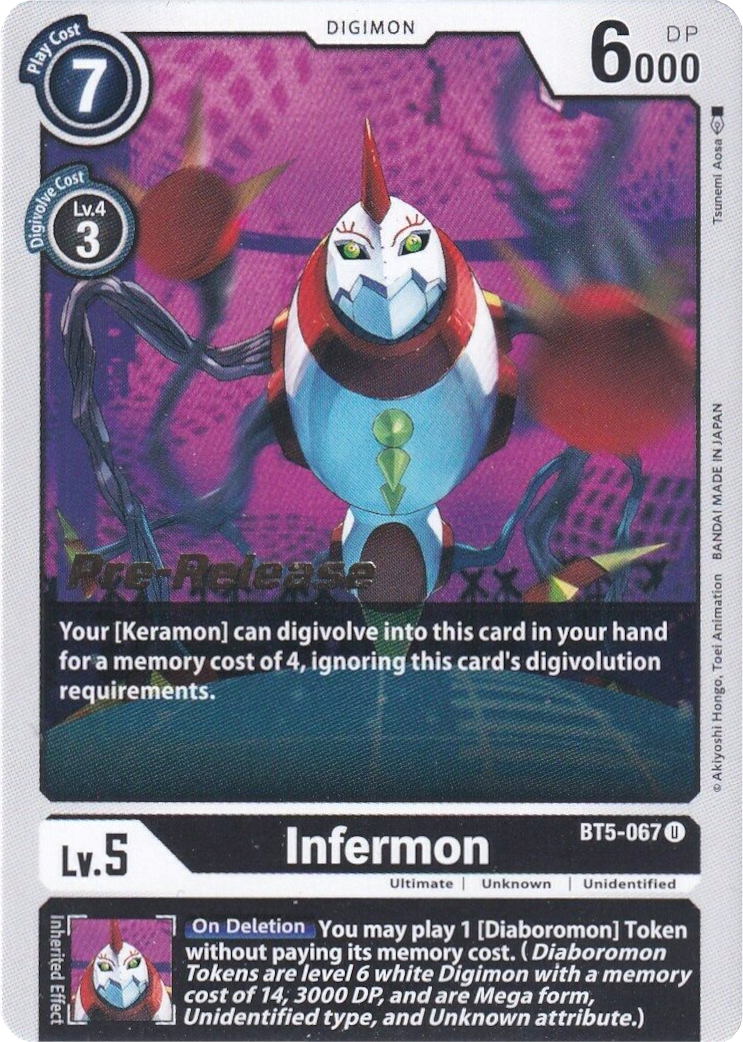 Infermon [BT5-067] [Battle of Omni Pre-Release Promos] | Viridian Forest