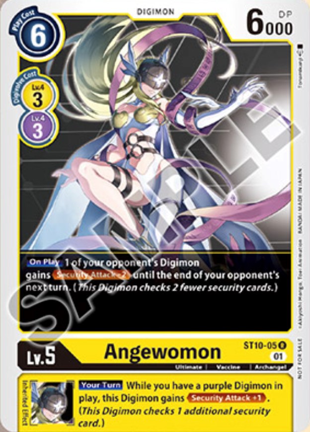 Angewomon [ST10-05] (Tamer Goods Set Angewomon & LadyDevimon) [Starter Deck: Parallel World Tactician Promos] | Viridian Forest