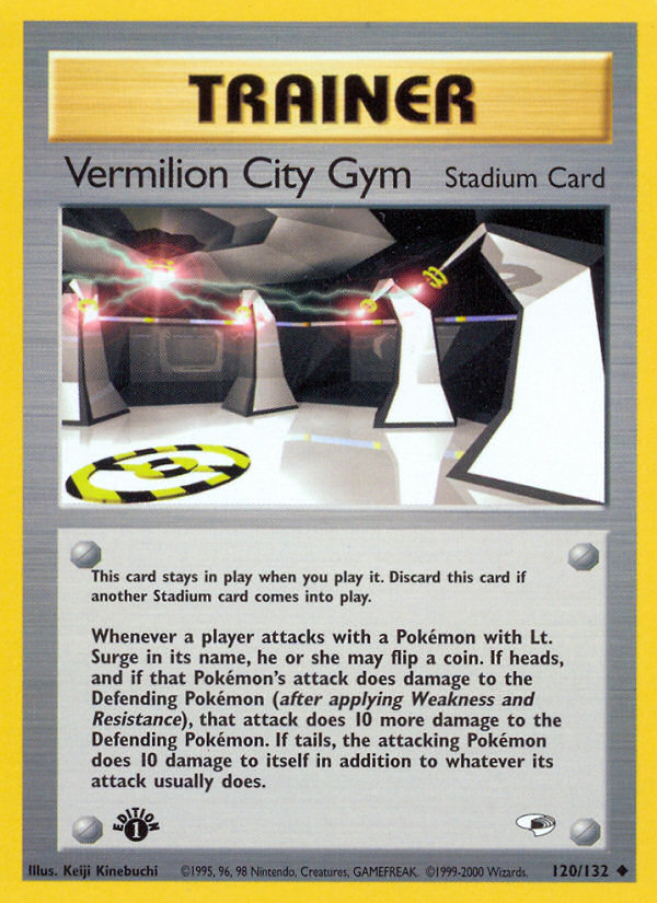 Vermilion City Gym (120/132) [Gym Heroes 1st Edition] | Viridian Forest