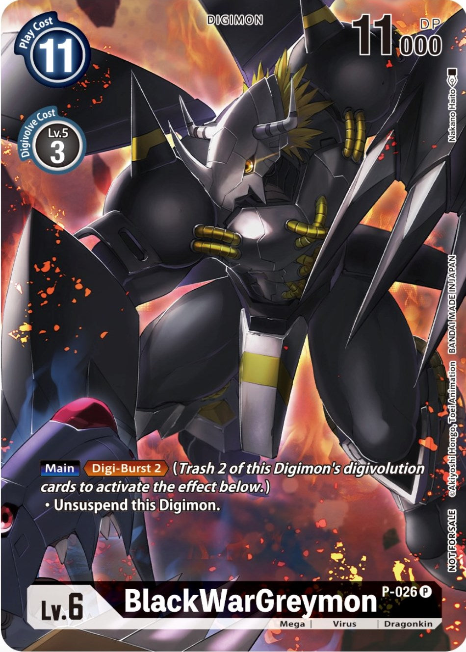 BlackWarGreymon [P-026] (Winner Pack Across Time) [Promotional Cards] | Viridian Forest