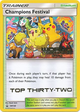 Champions Festival 2018 Top Thirty Two [SM Black Star Promos] | Viridian Forest