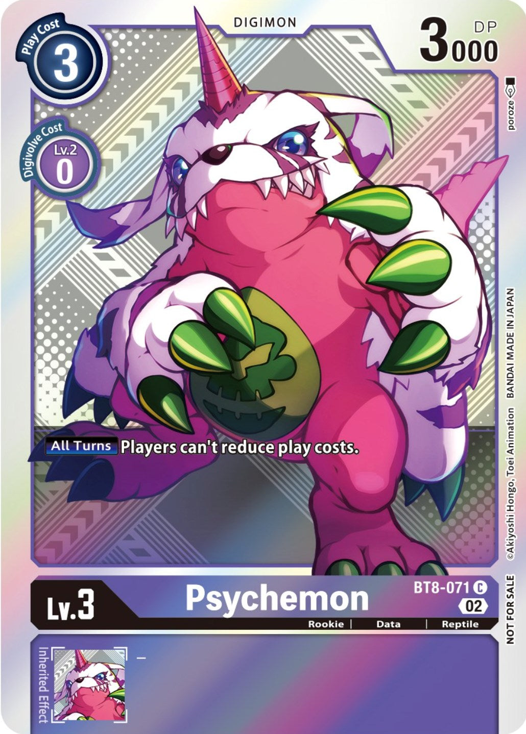 Psychemon [BT8-071] (Versus Royal Knight Booster Pre-Release Pack) [New Awakening Promos] | Viridian Forest