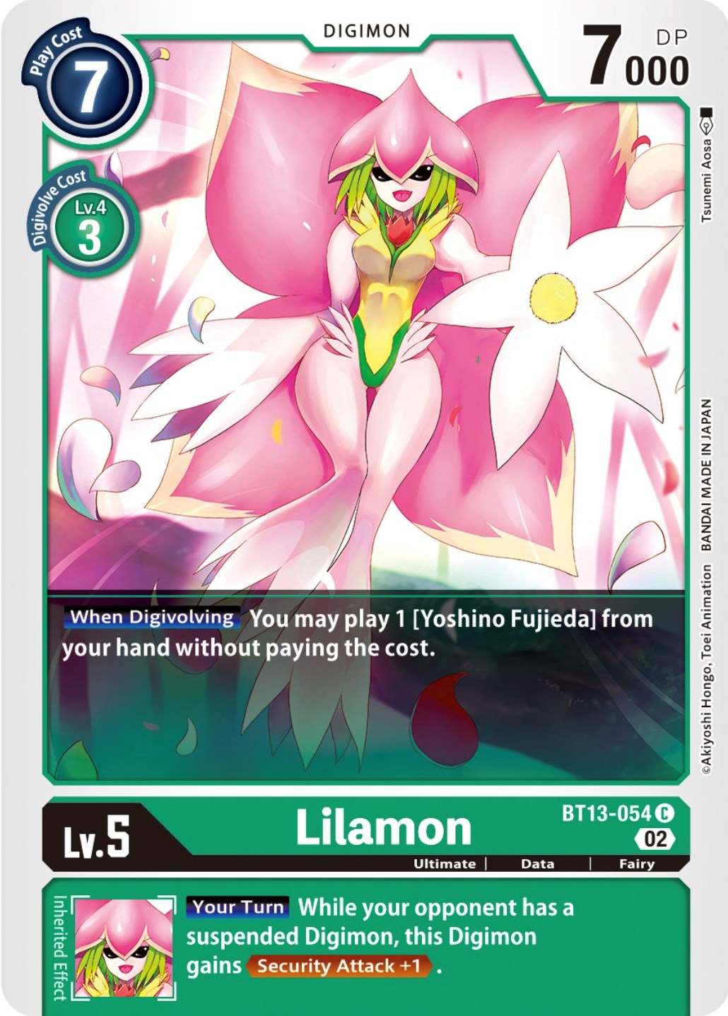 Lilamon [BT13-054] [Versus Royal Knight Booster] | Viridian Forest