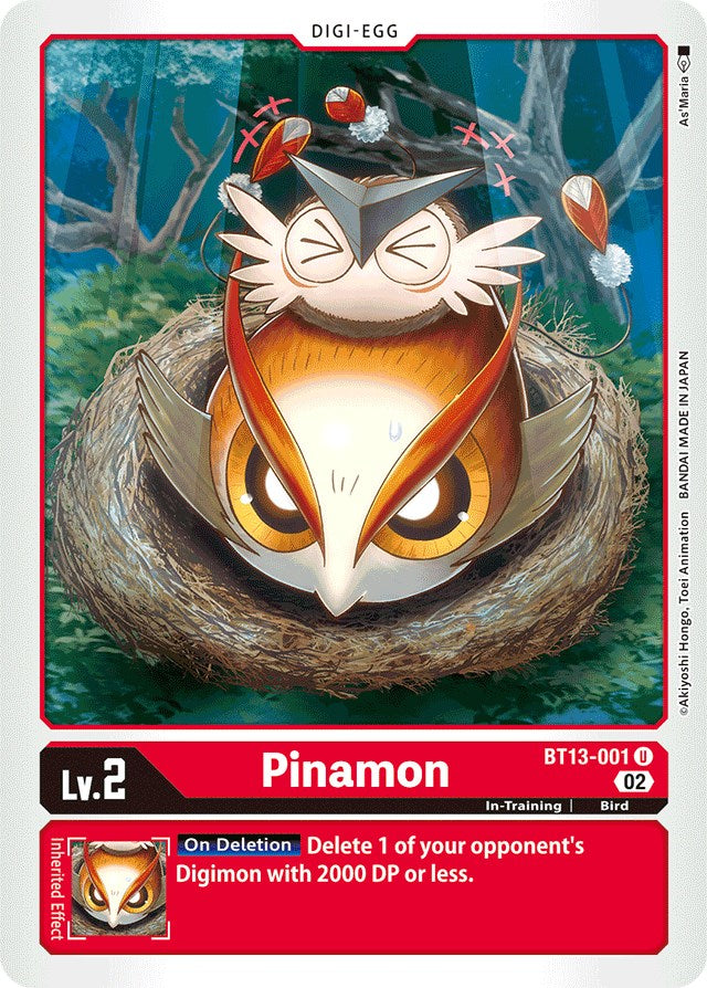 Pinamon [BT13-001] [Versus Royal Knight Booster] | Viridian Forest