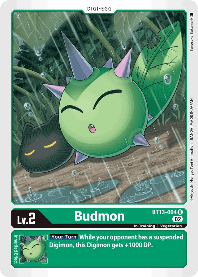 Budmon [BT13-004] [Versus Royal Knight Booster] | Viridian Forest