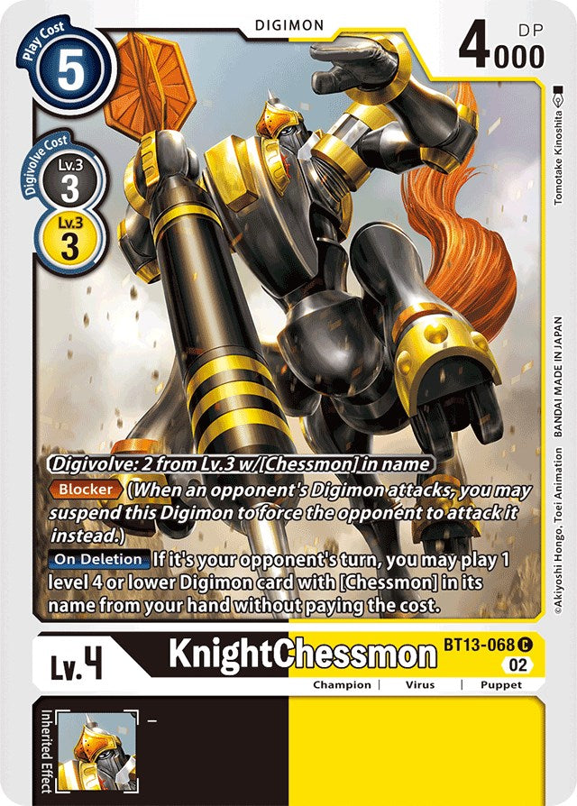 KnightChessmon [BT13-068] [Versus Royal Knight Booster] | Viridian Forest