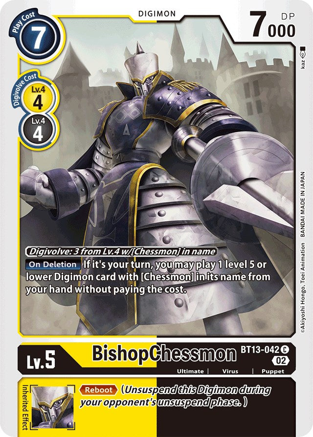 BishopChessmon [BT13-042] [Versus Royal Knight Booster] | Viridian Forest