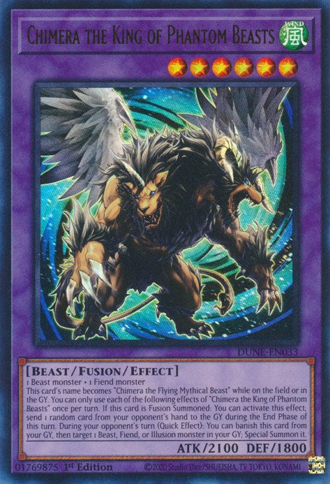 Chimera the King of Phantom Beasts [DUNE-EN033] Ultra Rare | Viridian Forest