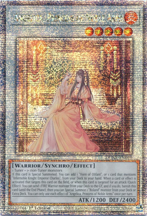 Angelica, Princess of Noble Arms [DUNE-EN040] Quarter Century Secret Rare | Viridian Forest