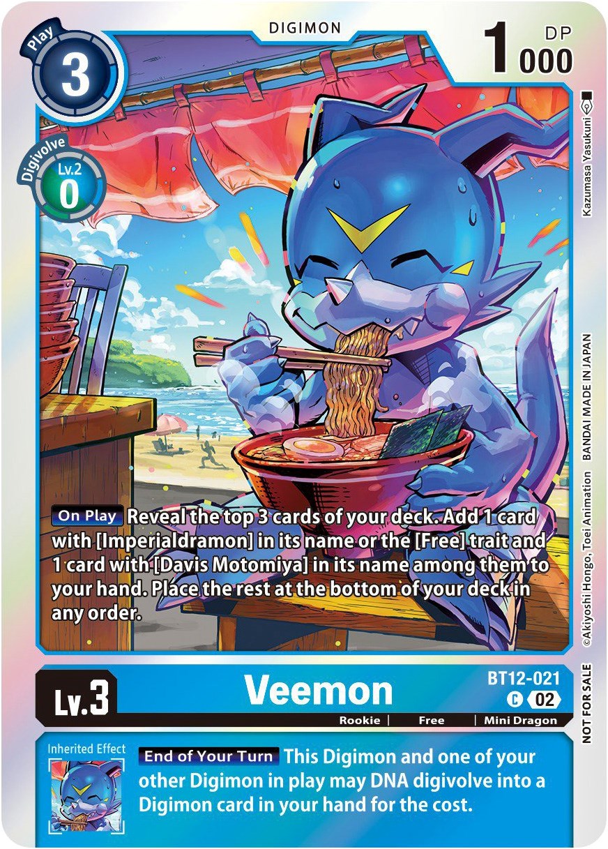 Veemon [BT12-021] (Gen Con 2023) [Promotional Cards] | Viridian Forest