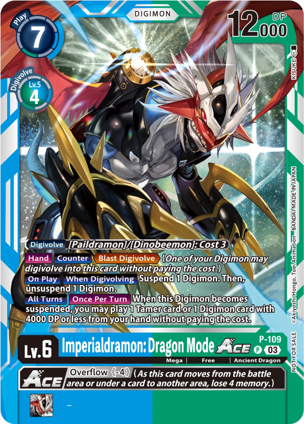 Imperialdramon: Dragon Mode Ace [P-109 ] (NYCC 2023 Demo Deck) [Promotional Cards] | Viridian Forest