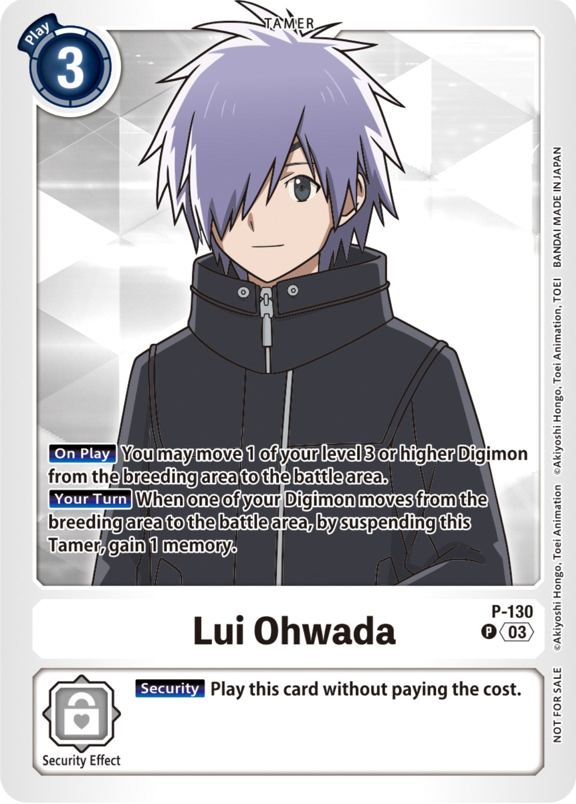 Lui Ohwada [P-130] (NYCC 2023 Demo Deck) [Promotional Cards] | Viridian Forest