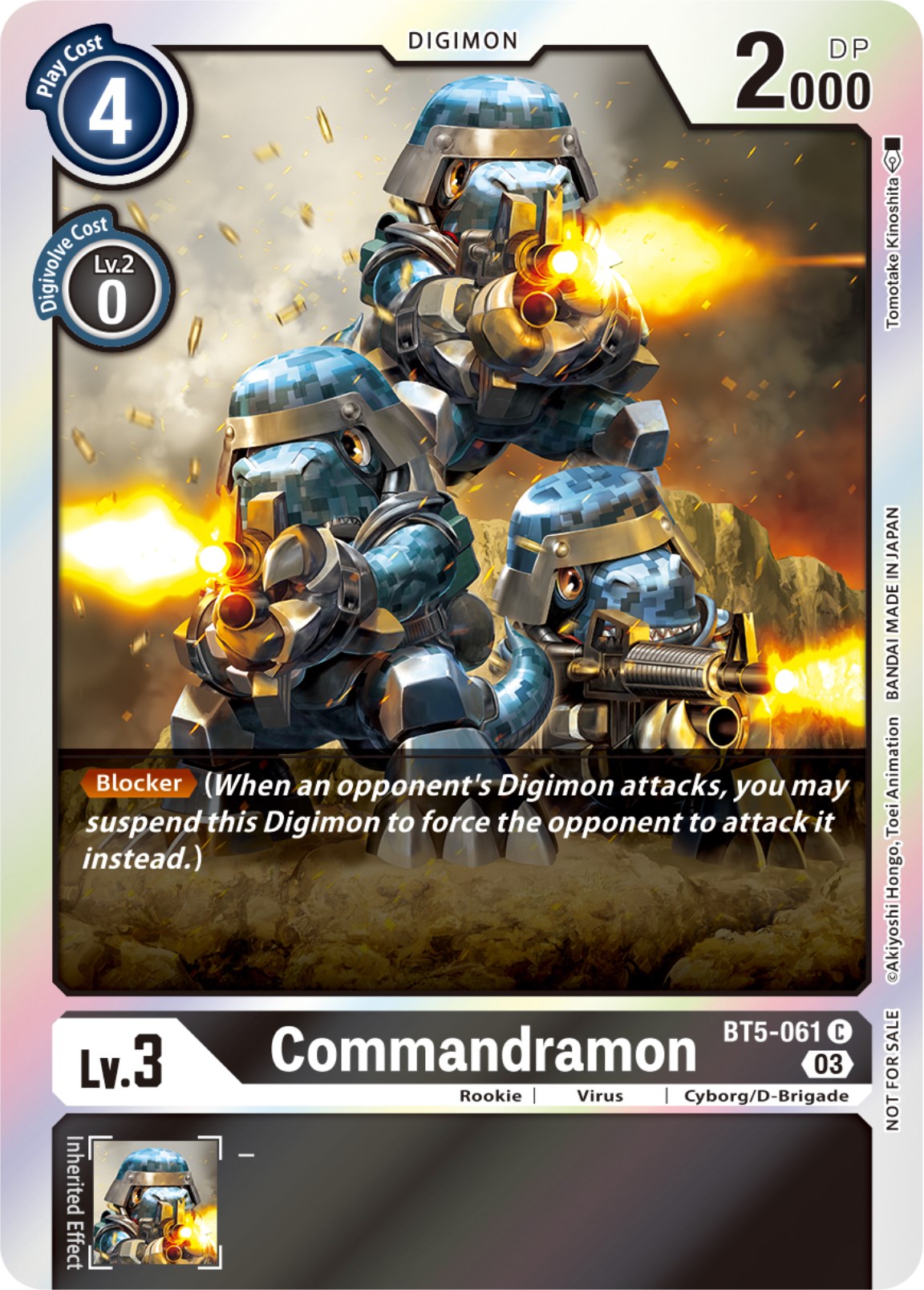 Commandramon [BT5-061] (Winner Pack -Blast Ace-) [Battle of Omni Promos] | Viridian Forest