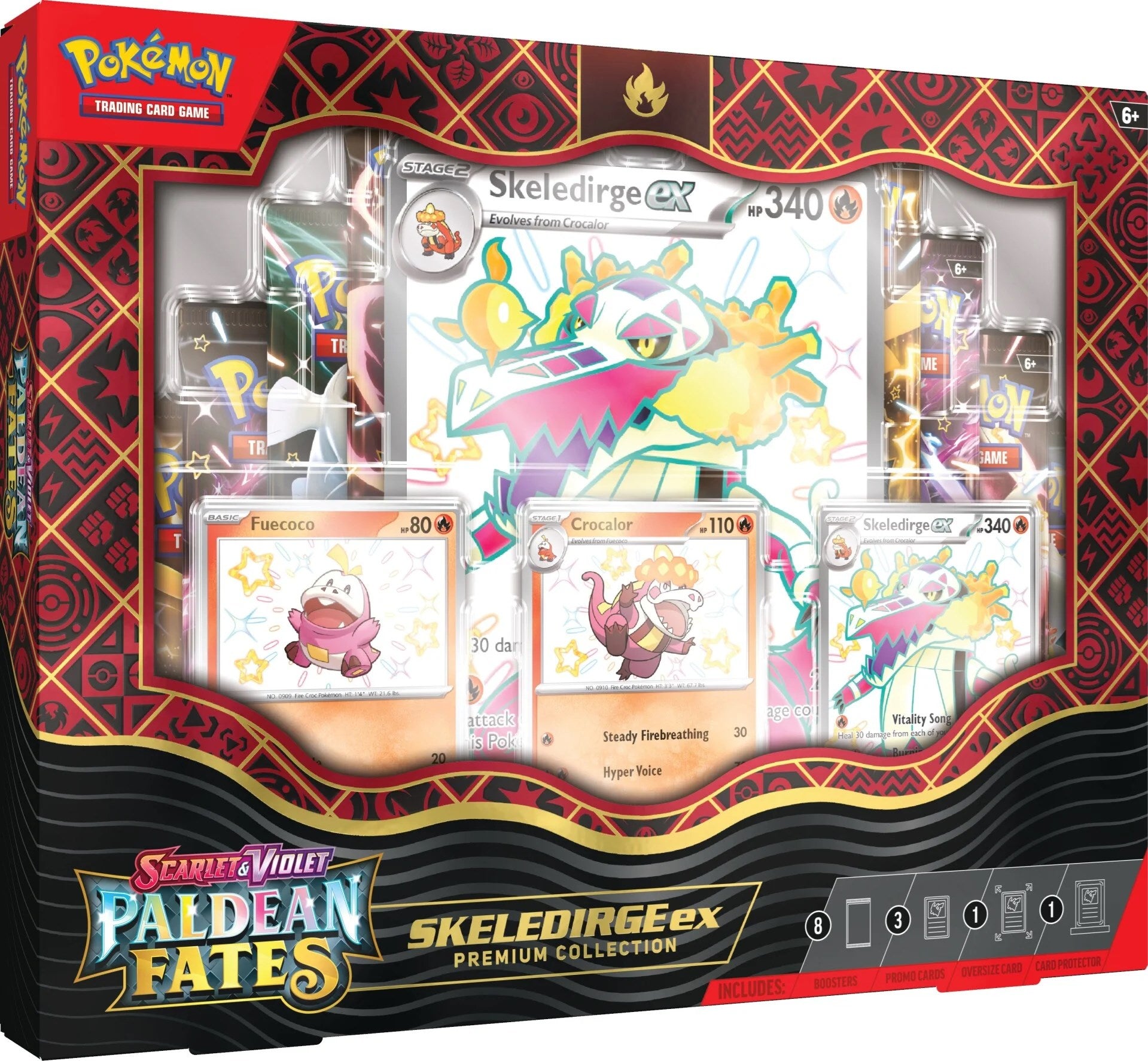 Pokémon Trading Card Game - Scarlet & Violet: Paldean Fates - Premium Collection (Skeledirge ex) | Viridian Forest