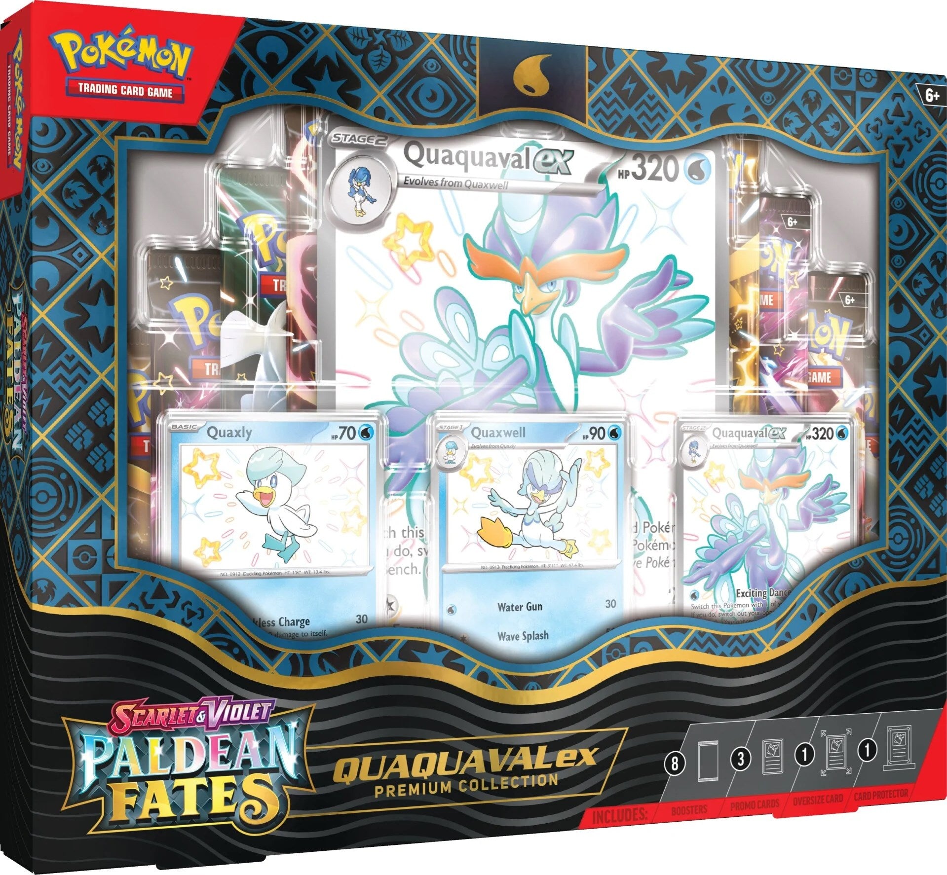 Pokémon Trading Card Game - Scarlet & Violet: Paldean Fates - Premium Collection (Quaquaval ex) | Viridian Forest