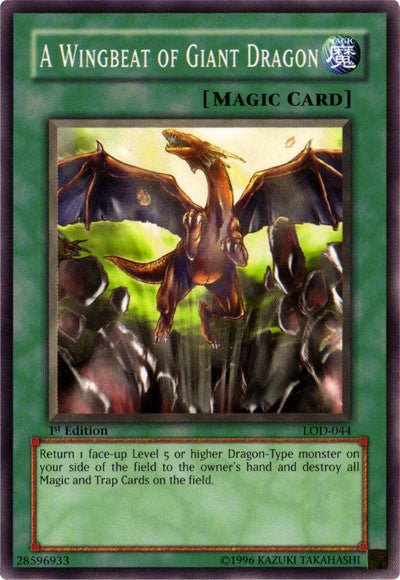 A Wingbeat of Giant Dragon [LOD-044] Common | Viridian Forest