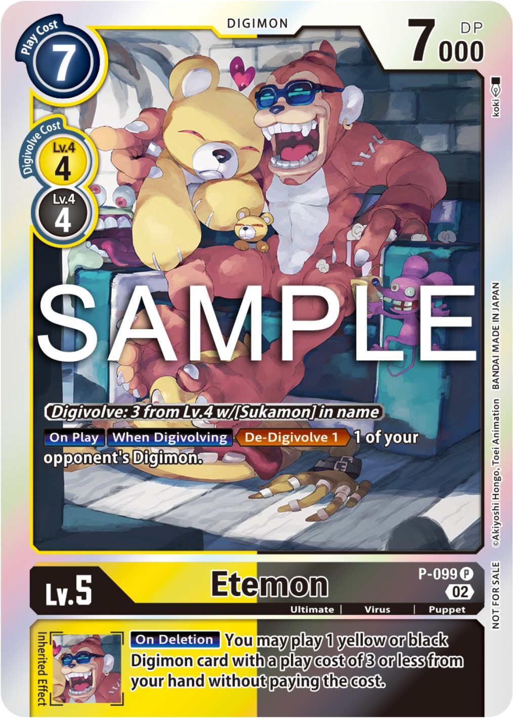 Etemon [P-099] (Limited Card Pack Ver.2) [Promotional Cards] | Viridian Forest