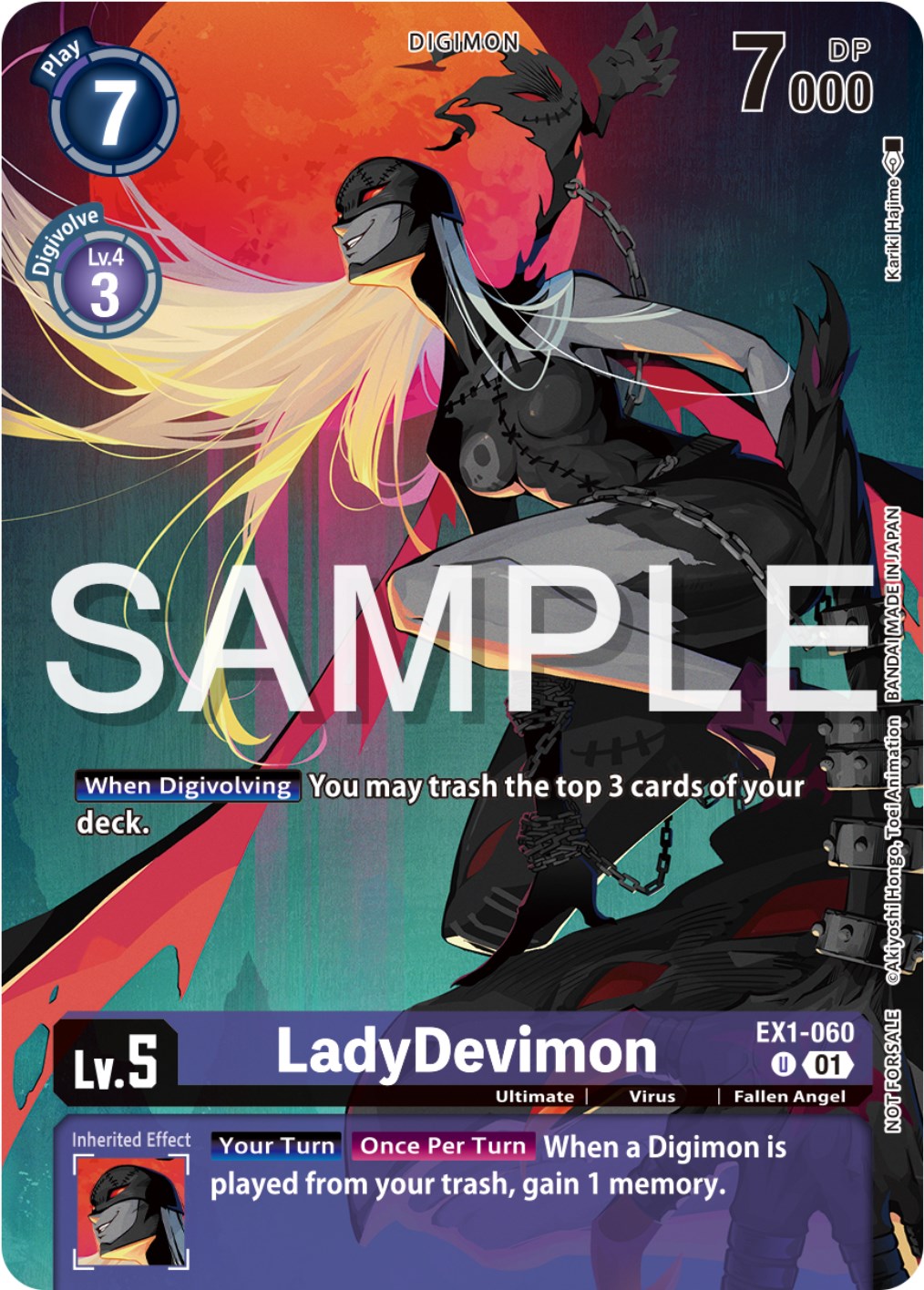 LadyDevimon [EX1-060] (Digimon Illustration Competition Pack 2023) [Classic Collection Promos] | Viridian Forest