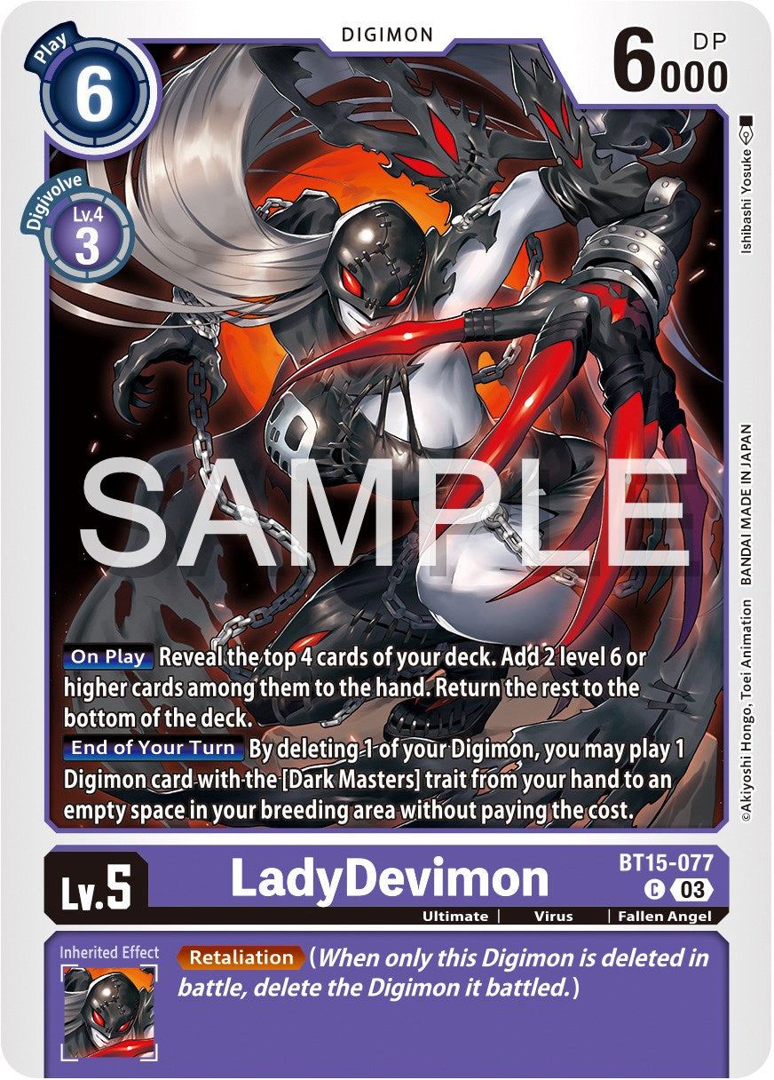 LadyDevimon [BT15-077] [Exceed Apocalypse] | Viridian Forest