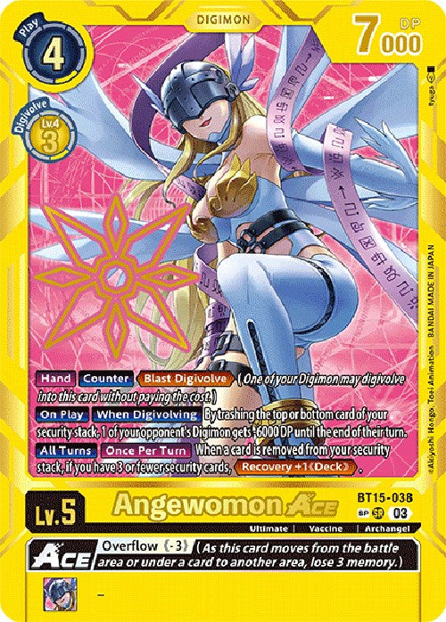Angewomon Ace (Special Rare) [BT15-038] [Exceed Apocalypse] | Viridian Forest